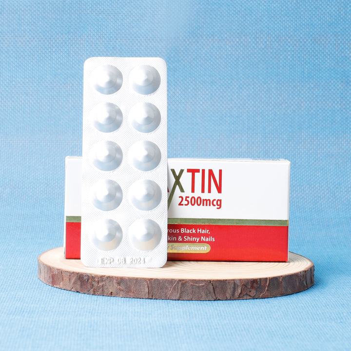 Maxtin Biotin 2500mcg ( Improves infrastructure of hair, skin, and nails )