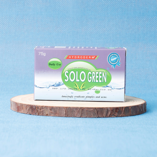 Solo Green Soap (  Excessive dehydration of the skin and keeps it soft and smooth )