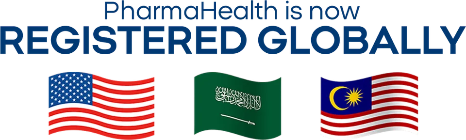 PharmaHealth is now registered globally — United States, Saudi Arabia and Malaysia